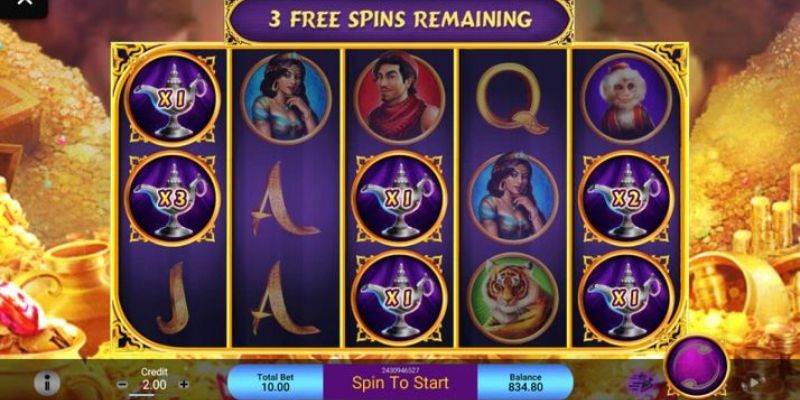 Phiên bản slot game Magic Lamp